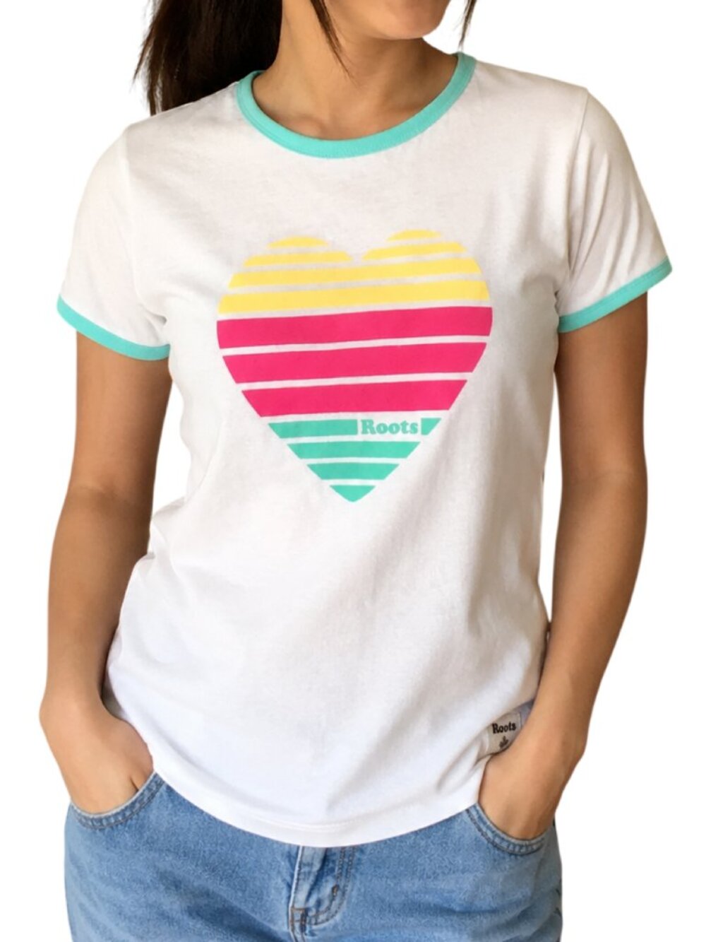 Roots Heart Graphic Tee Short Sleeve T-shirt XXL